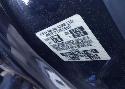 2007 Jaguar S-Type 3.0 V6 from USA, damaged, VIN SAJWA01A97FN78654